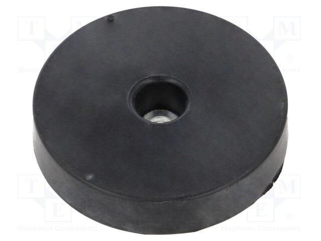Washer; Base dia: 64mm; zinc plated steel; H: 13mm; Plating: rubber