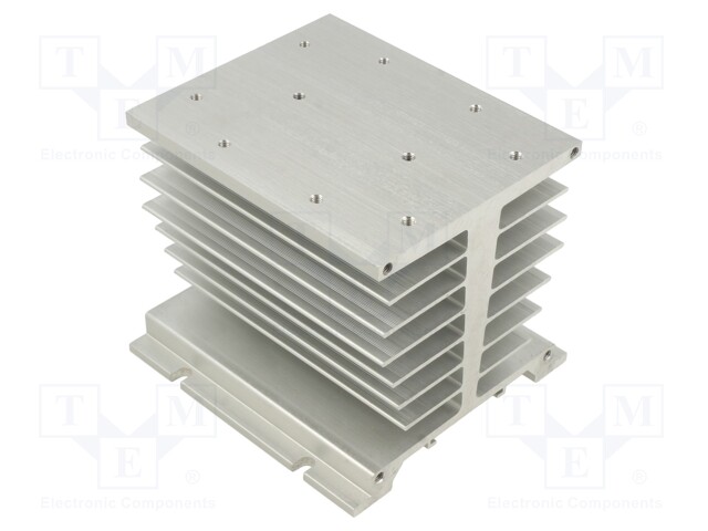 Heatsink: extruded; H; aluminium; L: 106mm; W: 110mm; H: 96mm; raw