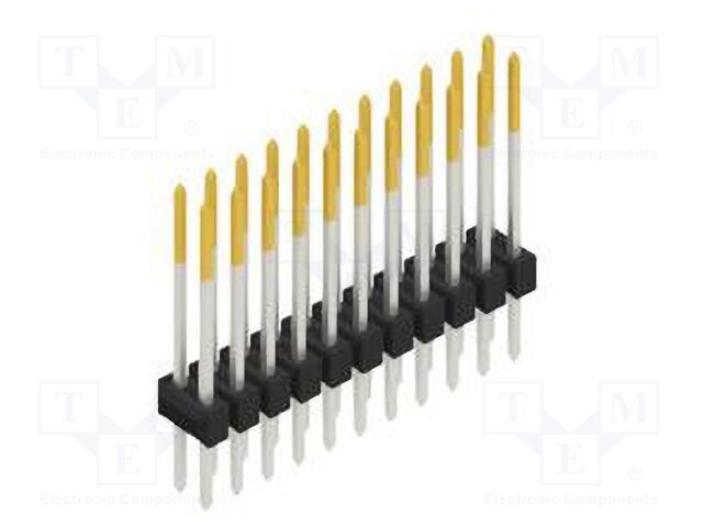Connector: pin strips; pin header; male; PIN: 22; 2.54mm; THT; 2x11