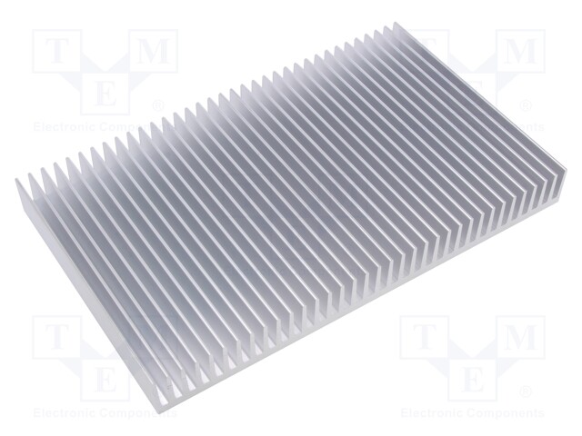 Heatsink: extruded; aluminium; raw