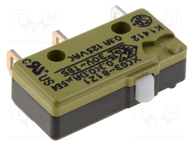 Microswitch SNAP ACTION; without lever; SPDT; 10A/250VAC; Pos: 2