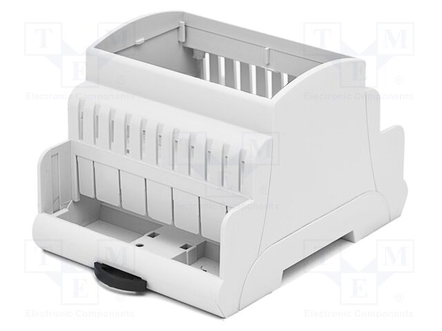 Enclosure: for DIN rail mounting; No.of mod: 4