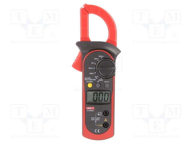AC digital clamp meter; Øcable: 28mm; LCD (2000),with a backlit