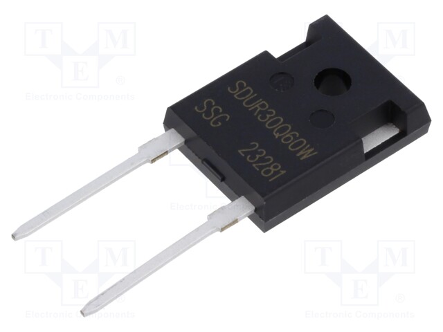 Diode: rectifying; THT; 300V; 30A; tube; TO247AC; Ufmax: 1.8V; 40ns