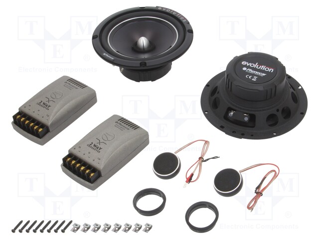 Car loudspeakers set; tweeter,woofer; 165mm; 140W; 70Hz÷20kHz