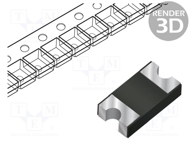 Fuse: PTC polymer; 750mA