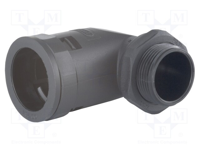 90° angled connector; ØBraid : 6mm; polyamide; Polyamide-Conduit