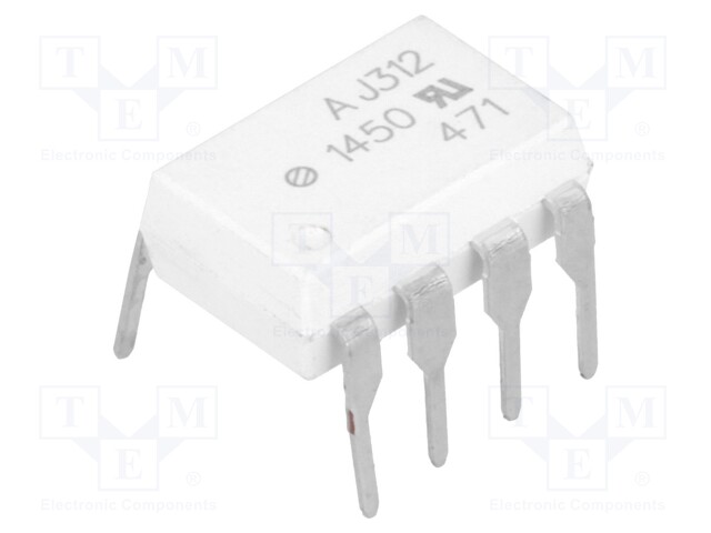 Optocoupler; THT; Channels: 1; Out: IGBT driver; 3.75kV; DIP8