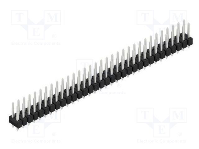 Connector: pin strips; pin header; male; PIN: 64; 2.54mm; THT; 2x32