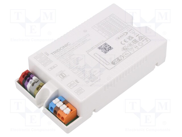 Power supply: switched-mode; LED; 60W; 28÷100VDC; 200÷1050mA; IP20