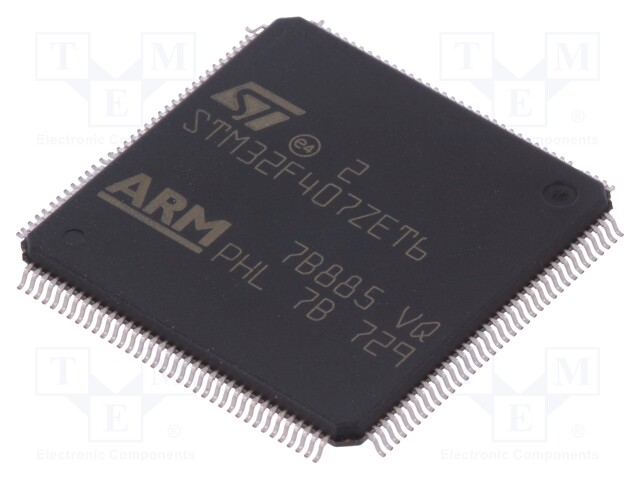 ARM microcontroller; Flash: 512kB; 168MHz; SRAM: 192kB; LQFP144