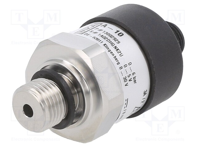 Converter: pressure; Range of val.cntrl: 0÷6 bar; Usup: 8÷30VDC