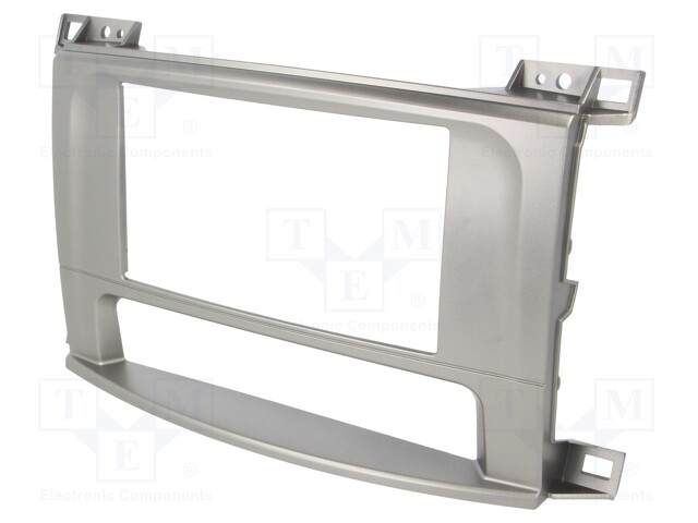 Radio mounting frame; Lexus,Toyota; 2 DIN; anthracite-silver