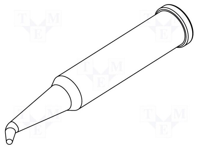 Tip; conical sloped; 0.8mm