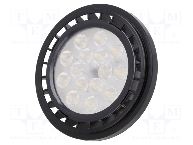 LED lamp; neutral white; G53; 12VDC; 1250lm; 12.5W; 40°; 4000K