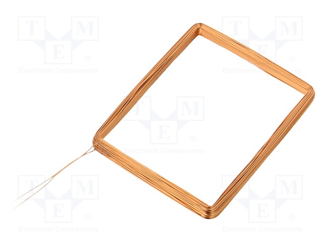 RFID antenna; 125kHz; 50x65x5mm; 770uH