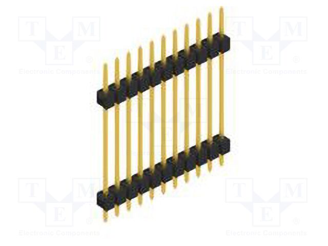 Connector: pin strips; pin header; male; PIN: 11; 2.54mm; THT; 1x11