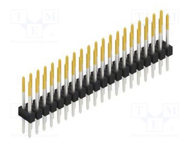 Connector: pin strips; pin header; male; PIN: 40; 2.54mm; THT; 2x20