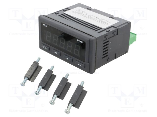 Meter: programmable; digital,mounting; LED; 5 digits; Char: 14mm