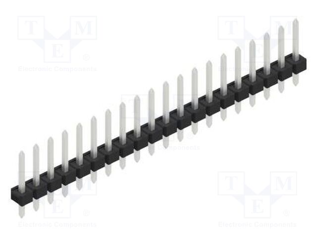 Connector: pin strips; pin header; male; PIN: 20; 2.54mm; THT; 1x20
