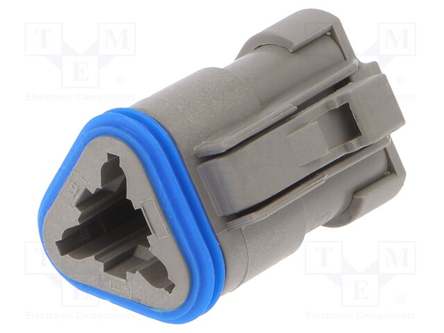 Connector: wire-wire; PX0; plug; female; PIN: 3; IP68; Locking: latch
