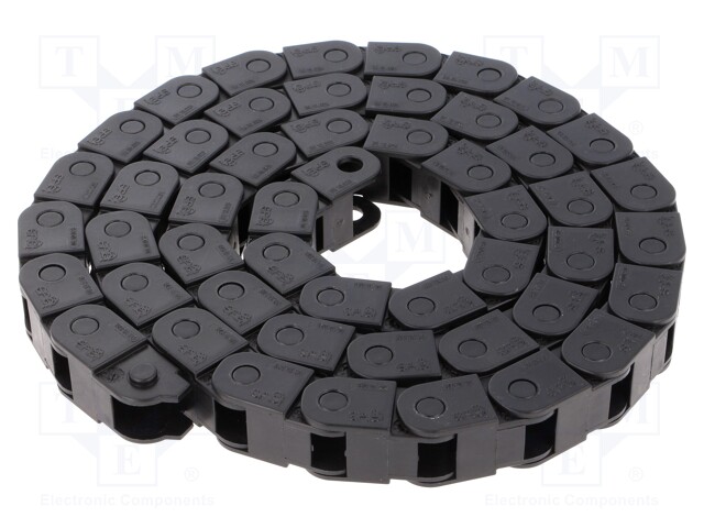 Cable chain; Series: 06; Bend.rad: 38mm; L: 1000mm; Int.width: 6mm