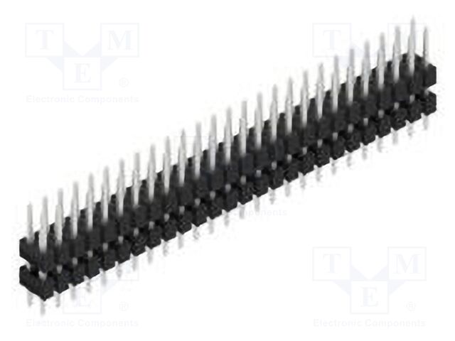 Connector: pin strips; pin header; male; PIN: 52; 2.54mm; THT; 2x26