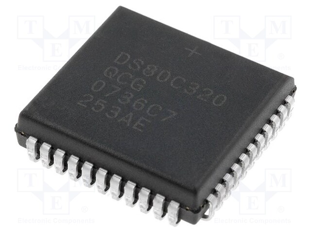 Microcontroller 8051; Interface: I2C,SPI,UART; PLCC44