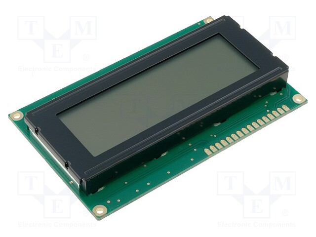 Display: LCD; alphanumeric; FSTN Positive; 20x4; 98x60x13.6mm; LED