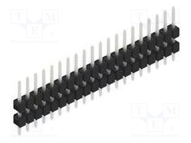 Connector: pin strips; pin header; male; PIN: 20; 2.54mm; THT; 1x20