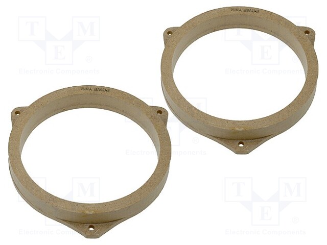 Spacer ring; MDF; 165mm; Toyota; impregnated,varnished