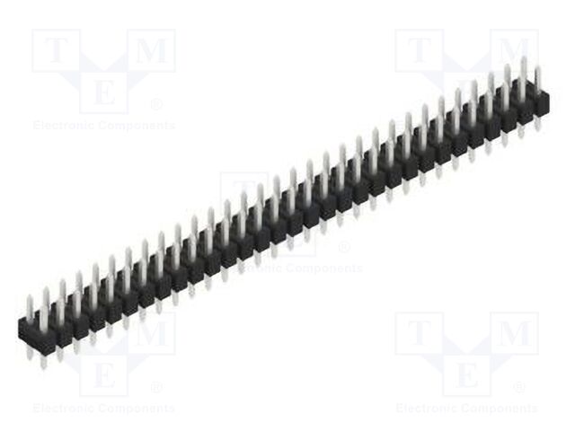 Connector: pin strips; pin header; male; PIN: 62; 2.54mm; THT; 2x31