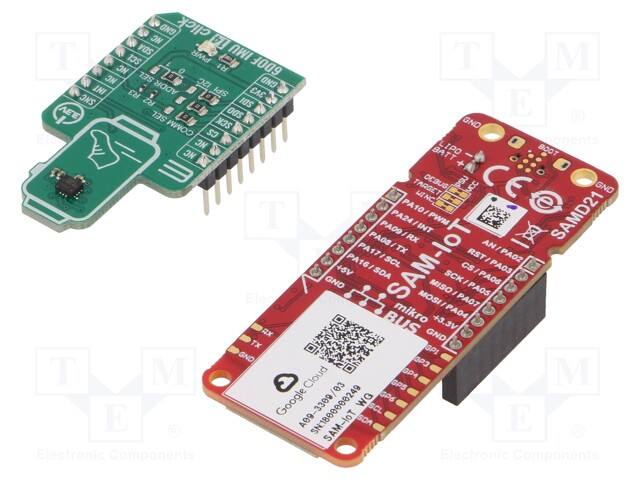 Dev.kit: Microchip; Family: ATSAMD21; I/O lines on pin header