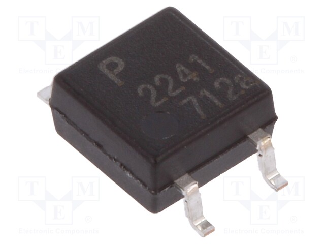 Optocoupler; SMD; Channels: 1; Out: open drain; 3.75kV; 20Mbps; SOP4