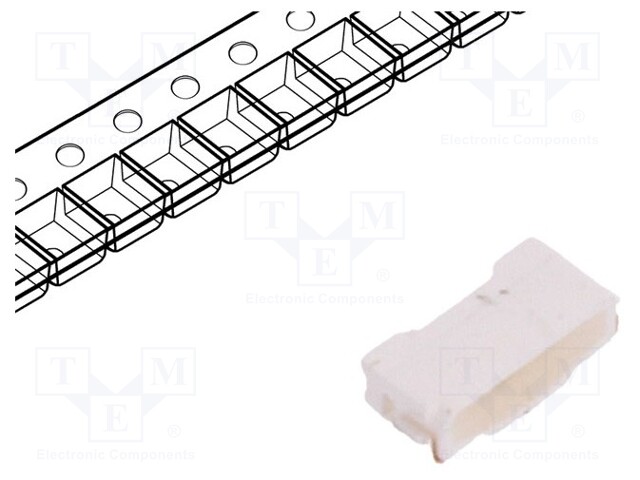 LED; SMD; 1104; blue; 112÷280mcd; 2.85x1.2x0.8mm; 110°; 2.8÷3.8V