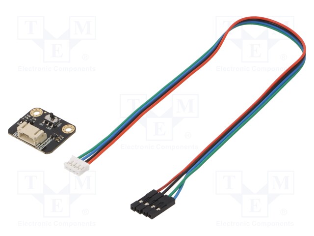 Sensor: colour; Gravity; 3.3÷5VDC; I2C; TCS3430; 22x27mm