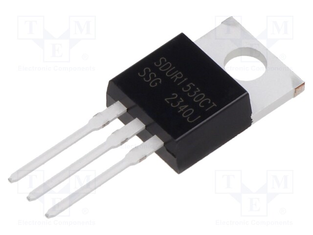 Diode: rectifying; THT; 300V; 2x8A; tube; TO220AB; Ufmax: 1.3V; 45ns