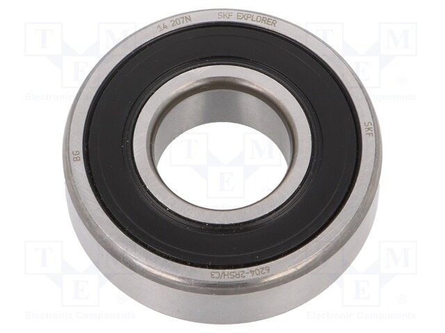 Bearing: single row deep groove ball; Øint: 20mm; Øout: 47mm