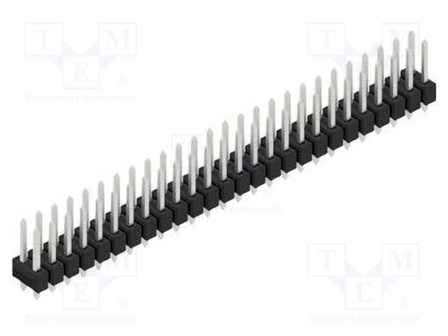 Connector: pin strips; pin header; male; PIN: 52; 2.54mm; THT; 2x26
