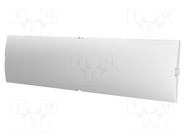 Front panel; prominent