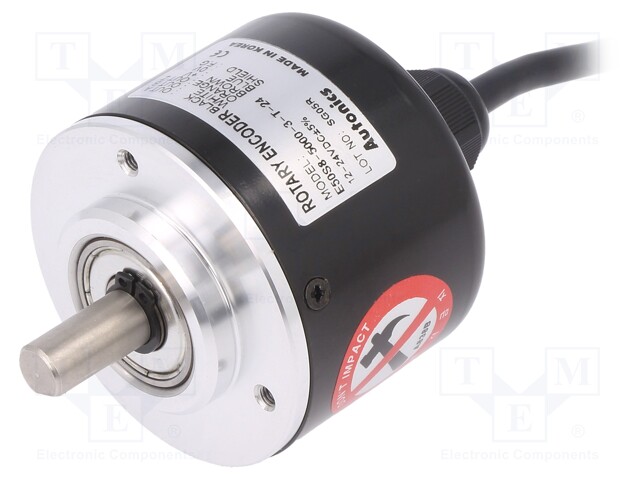 Encoder: incremental; Usup: 12÷24VDC; 5000imp/revol; shaft 8mm