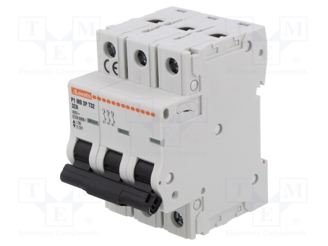 Tariff switch; Poles: 3; 32A