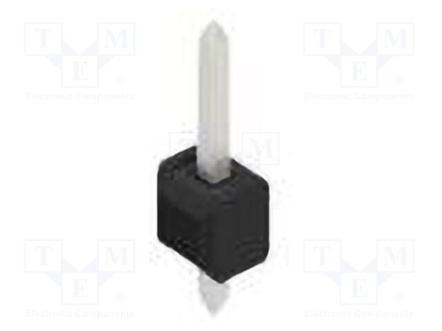 Connector: pin strips; pin header; male; PIN: 1; 2.54mm; THT; 1x1