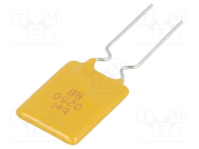 Fuse: PTC polymer; 2.5A