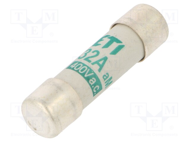 Fuse: fuse; aM; 32A; 400VAC; cylindrical; 10,3x38mm