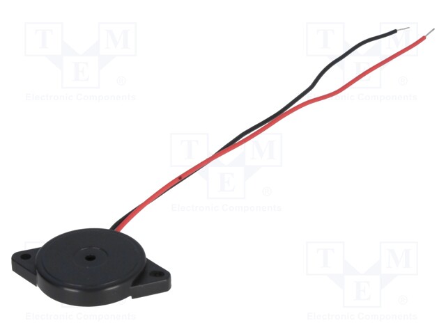 Sound transducer: piezo; without built-in generator; 5mA; Ø: 23mm