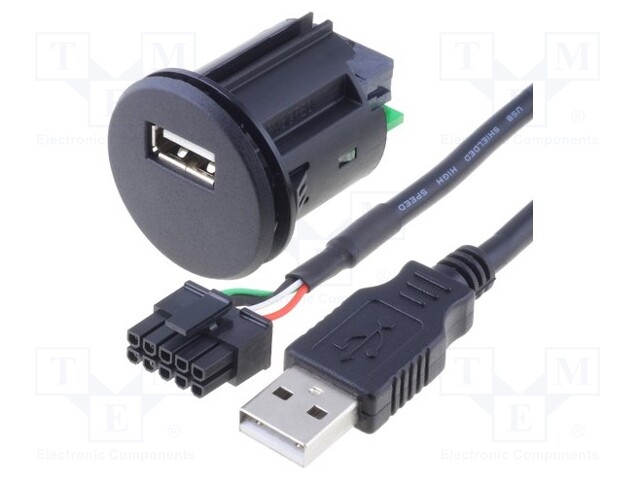 Extender; USB A socket; 0.9m