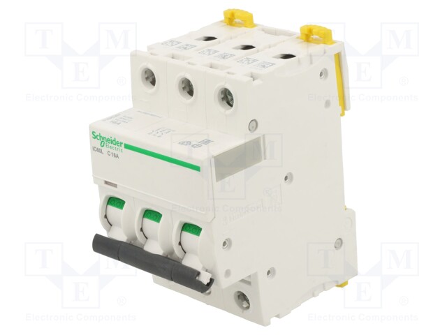 Circuit breaker; 230/400VAC; 100÷144VDC; Inom: 16A; Poles: 3; DIN