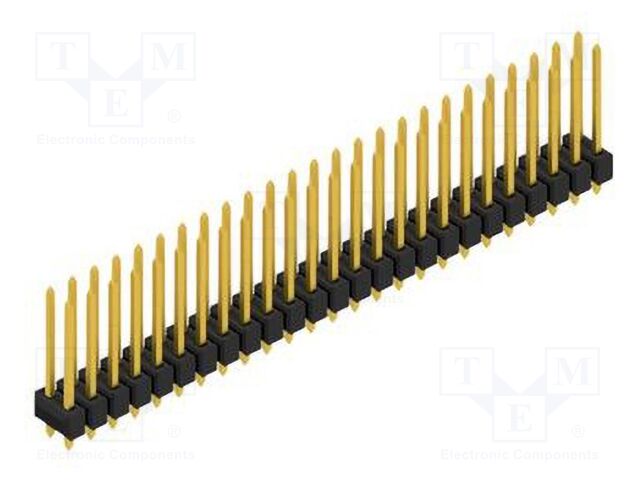 Connector: pin strips; pin header; male; PIN: 50; 2.54mm; THT; 2x25