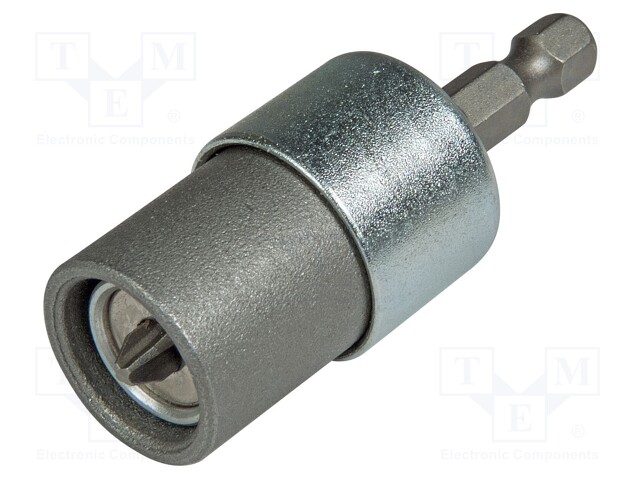Holders for screwdriver bits; Socket: 1/4"; with limiter